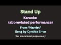 Stand Up By Cynthia Erivo Performance Karaoke Karaoke Voicelessons