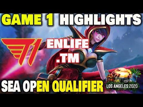 T1 VS ENLIFE TM ESL ONE LOS ANGELES 2020 SEA OPEN QUALIFIER