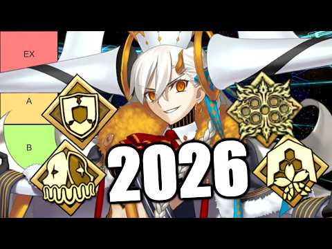Fate/Grand Order &ndash; Extra FINALE Tier List 2026