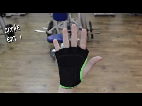 Luvas fitness OSP5 com viés colorido