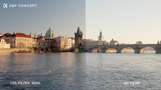 With & Without Circular Polarizers Filter Effect Comparison | K&F CONCEPT True C