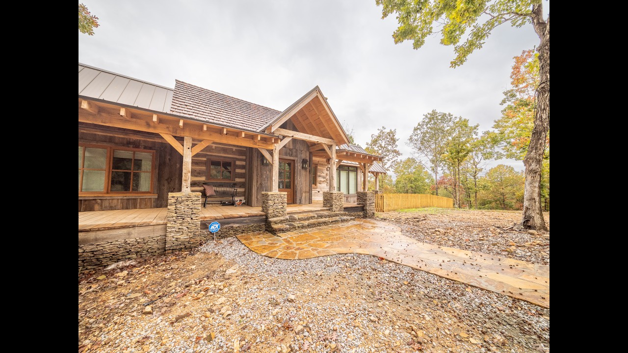 Property video thumbnail for the historic Timbo Arkansas cabin