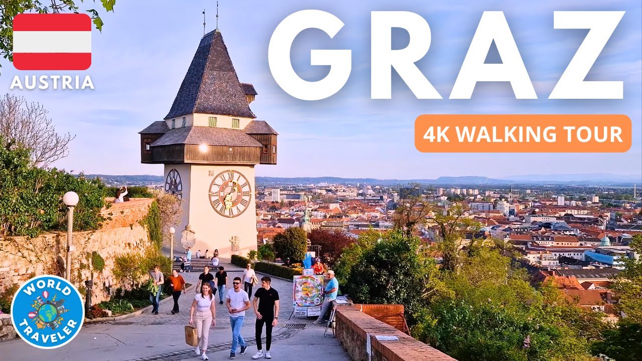 Immersive street-level walking tour through Graz, Austria, showcasing authentic urban landscapes, local architecture, and the vibrant atmosphere of the city's neighborhoods