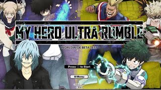 Начался закрытый бета-тест My Hero Ultra Rumble