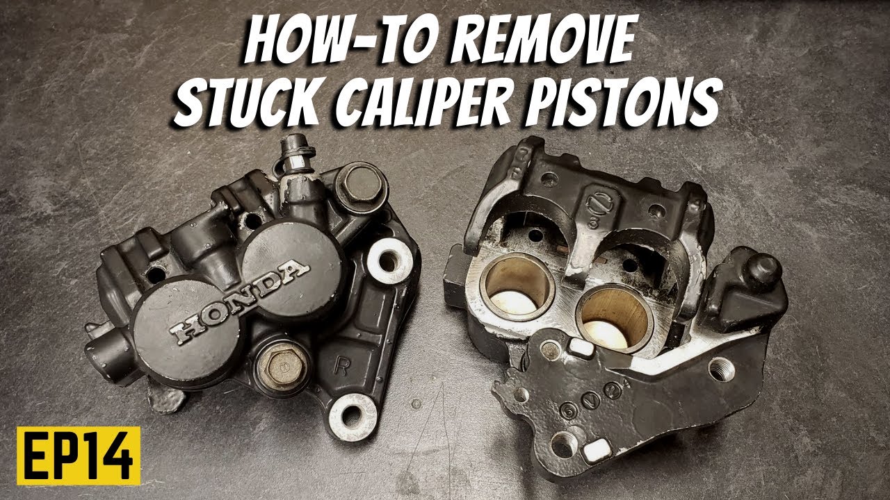 How to remove stuck brake caliper pistons