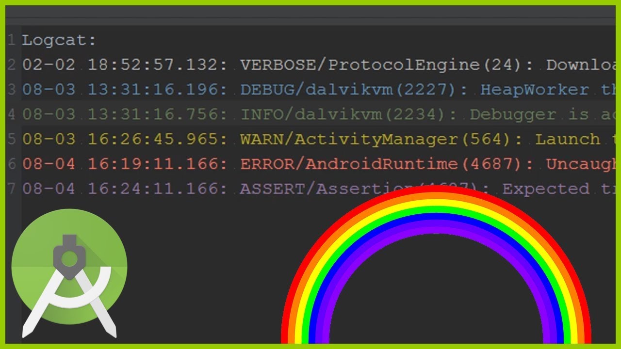 Change Logcat Log Message Colors in Android Studio