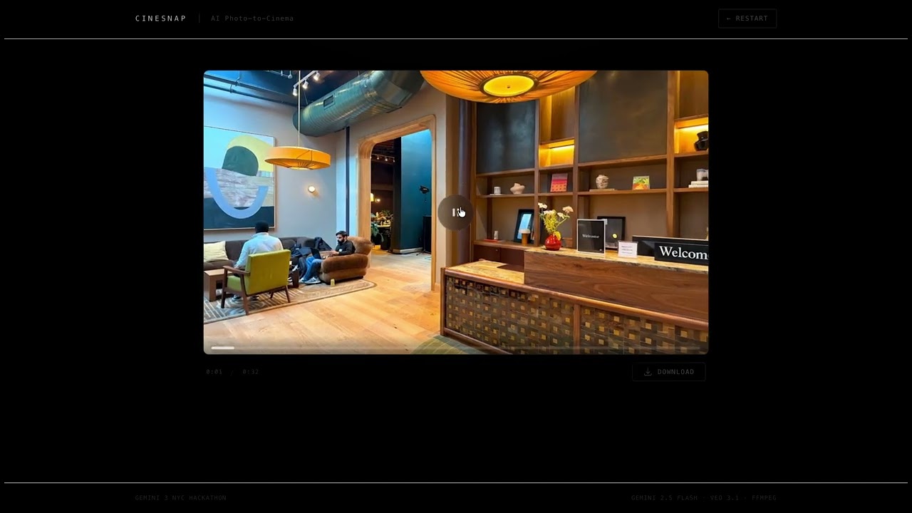 CineSnap project preview