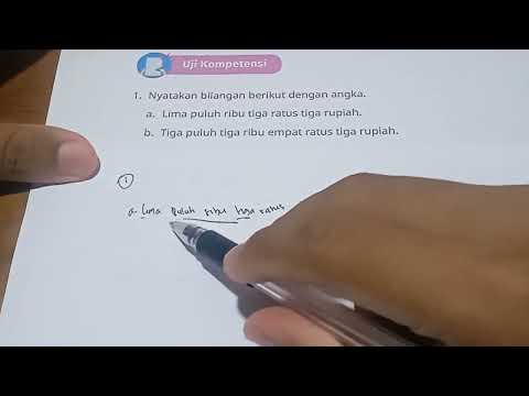 nyatakan bilangan berikut dengan angka | a. lima puluh ribu tiga ratus tiga rupiah