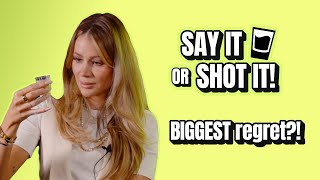 What's the opportunity Olivia Attwood most regrets turning down?!  | Say It Or Shot It 🥃