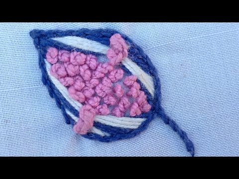 Very: amazing variation leaf embroidery idea |Embroidery design leaf and flower| Mahrukh Embroidery