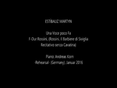 Estíbaliz Martyn - Una voce poco fa  / Rehearsal