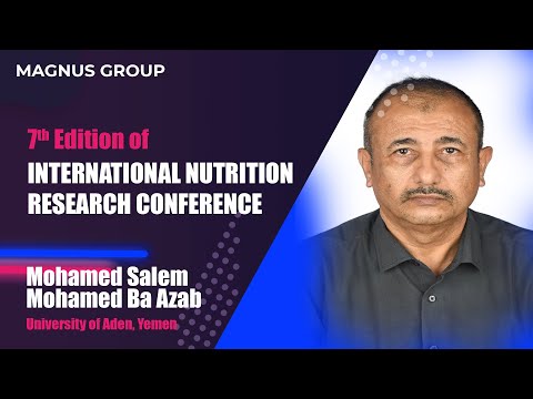 Mohamed Salem Mohamed Ba Azab | University of Aden | Yemen | Nutri 2025 Mohamed Salem Mohamed Ba Azab | University of Aden | Yemen | Nutri 2025