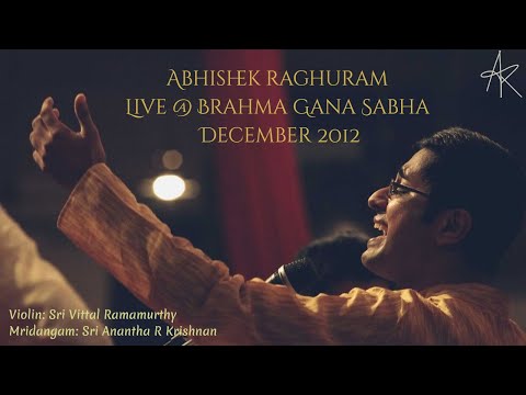 Margazhi Season 2012 | Concert at Brahma Gana Sabha | Abhishek Raghuram