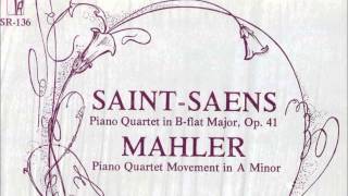 Mahler: Piano Quartet Movement in A  Minor 