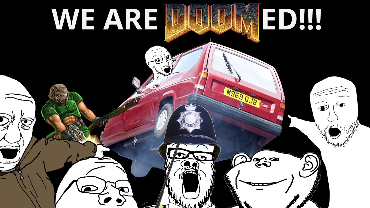 Playing DOOM on a car... I guess?