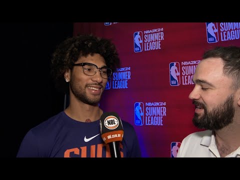 The Phoenix Suns & Australian Boomers - Keanu Pinder Interview (Summer League, 2023)