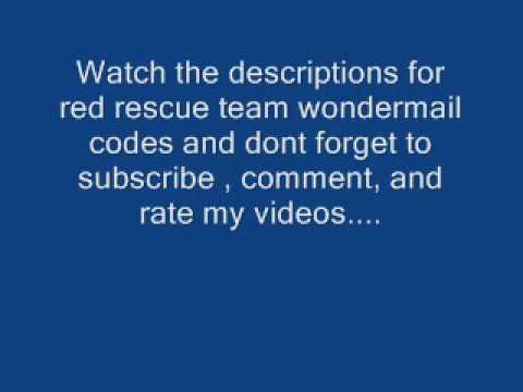 Pokemon red rescue team wonder mail codes