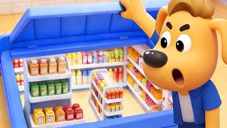 🔴LIVE | Kids Built A Secret Supermarket | Pretend Play | Sheriff Labrador | Kids Cartoon | BabyBus