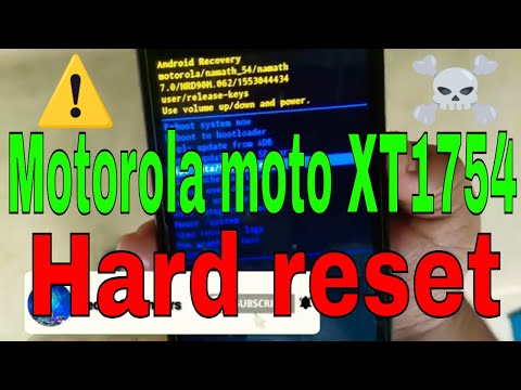 Hard Reset MOTOROLA Moto C XT1754 || How to restore factory reset MOTOROLA Moto C XT1754?