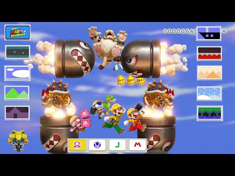 Boss Falling dead roll - Super Mario Maker 2 魔王翻滾吧