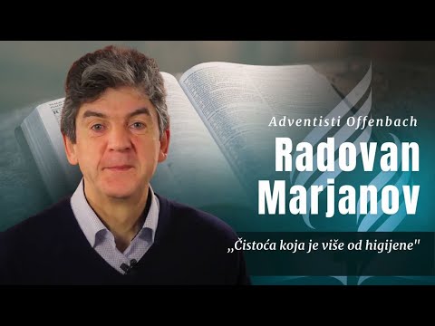 Radovan Marjanov ,,Čistoća koja je više od higijene“