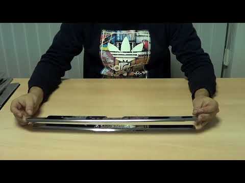 Видеобзор накладок на пороги Ниссан Альмера с 2013 по 2018