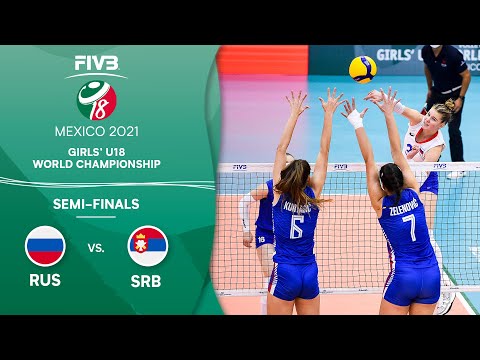 RUS vs. SRB - Semi-Finals | Full Game | Girls U18 Volleyball World Champs 2021