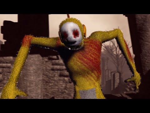 TINKY WINKY SCRATCHED OUT LAA LAA'S EYES SHES BLIND AND HUNTING ME. | SlendyTubbies 3 2021 Part 2