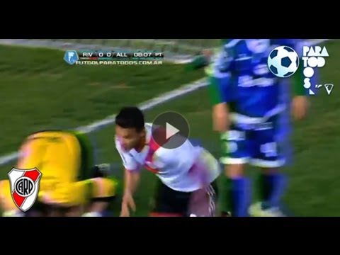 Ocasión "Teo" Gutierrez. River 0 All Boys 0. Torneo Inicial 2013. Fecha 8. Fútbol Para Todos.