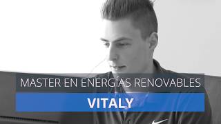 Vitaly estudia el máster en energías renovables en MasterD Zaragoza Vitaly estudia el máster en energías renovables en MasterD Zaragoza