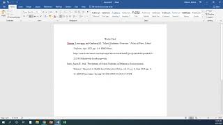 MLA Works Cited (Microsoft Word - Desktop)