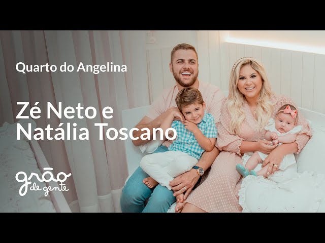 ZÉ NETO E NATÁLIA TOSCANO MOSTRAM QUARTO DA CAÇULA ANGELINA | GRÃO DE GENTE