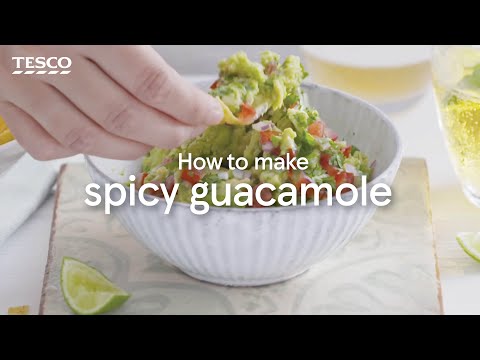 How To Make Spicy Guacamole | Tesco