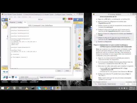 5 3 3 5 Packet Tracer   Configure Layer 3 Switches Instructions