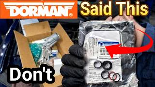 The Truth About this Dorman Aluminum Oil Cooler and the seals used.