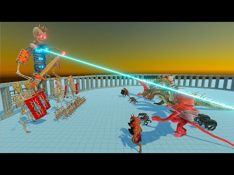 SKELETONS vs ARMY OF UNITS - Animal Revolt Battle Simulator