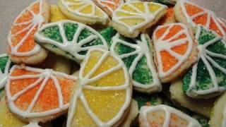 Citrus Slice Cookies