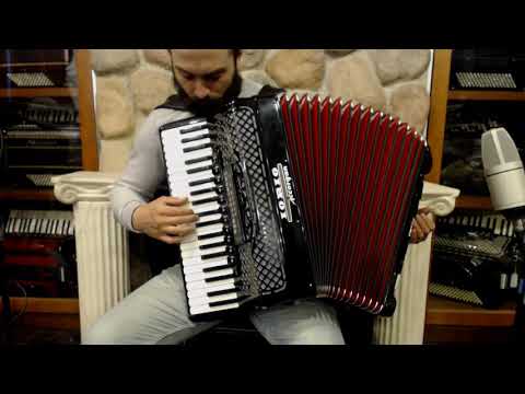 3698 - Black Iorio K Series Accorgan Model 411 Piano Accordion LMMM 41 120 $2999