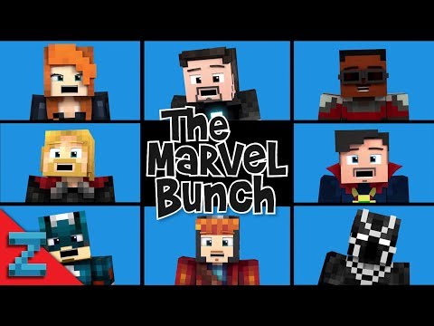 ZAMination - "The Marvel Bunch" Avengers: Infinity War (Minecraft Animated Music Video)