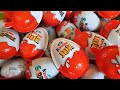 New Kinder Surprise Opening A Lot Of Kinder Joy Chocolate ASMR Toys