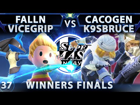 SSS 37 - falln & ViceGrip (Blue) Vs. Cacogen & K9sbruce (Red) SSB4 Winners Finals - Smash Wii U