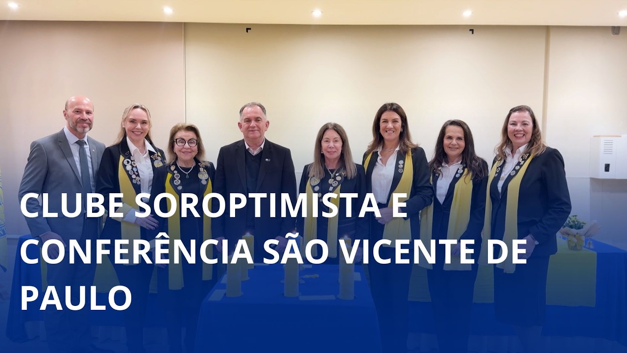 Nova gestão assume no Clube Soroptimista e na Conferência São Vicente de Paulo