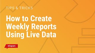 How to create weekly reports using live data (Google Sheets)