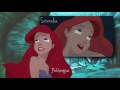 The Little Mermaid Part Of Your World One Line Multilanguage