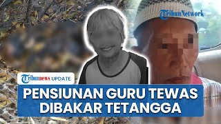 Kronologi Pensiunan Guru di Palembang Tewas Dibunuh Tetangga, Jasad Korban Dibakar Tinggal Kerangka