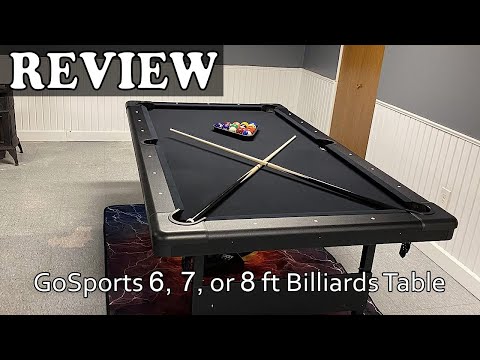 GoSports 6, 7, or 8 ft Billiards Table - Review 2024