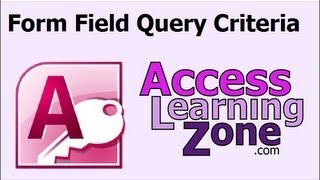 Getting a Value from a Form for Query Criteria in MS Access
