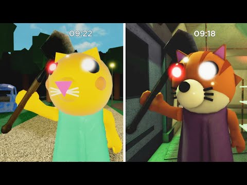 OLD KITTY VS NEW KITTY JUMPSCARE - Roblox Piggy New Update