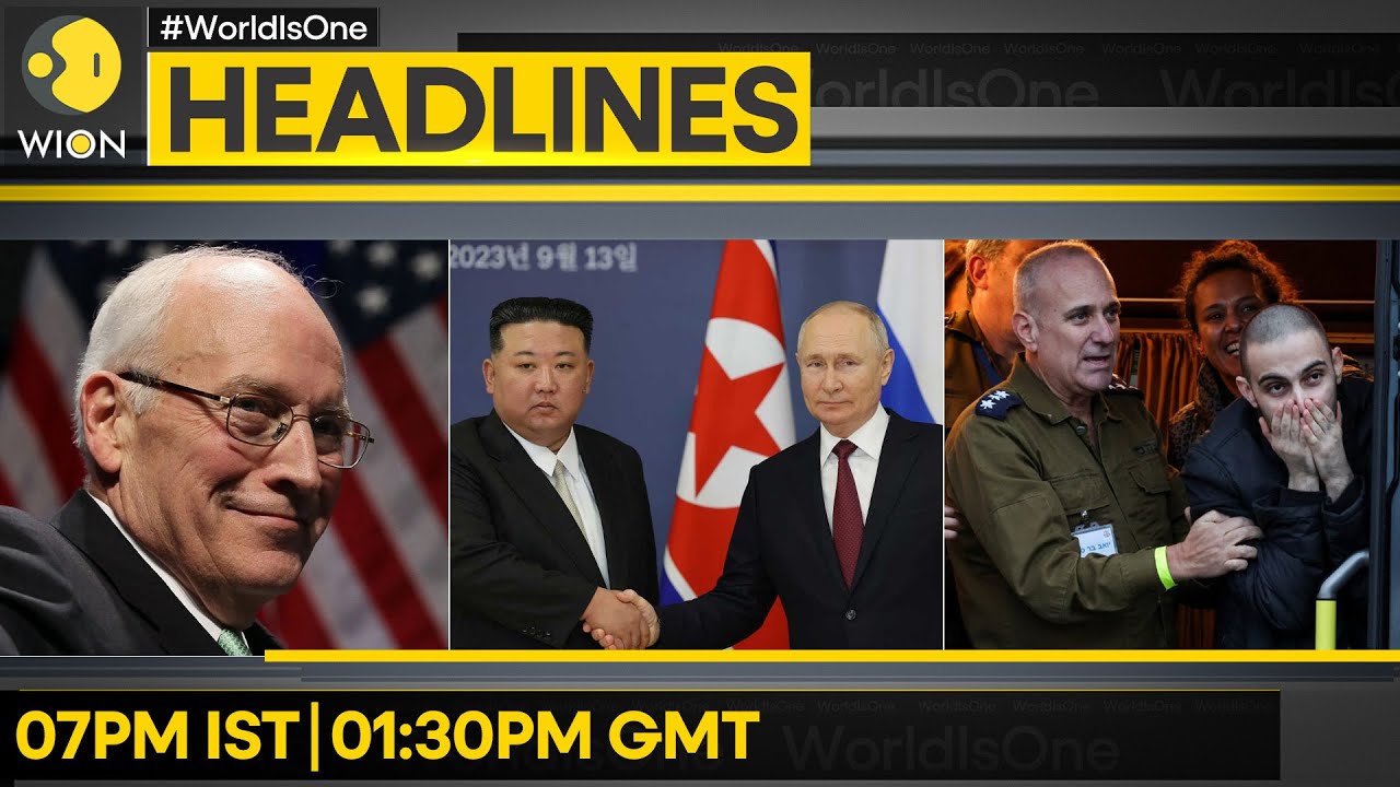 N Korea Sends 5,000 Troops To Russia | Dick Cheney Dies At 84 | WION Headlines