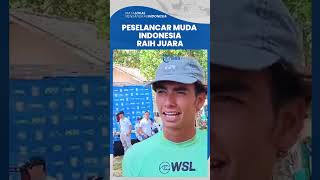 Peselancar Muda Indonesia Raih Juara Men's Junior WSL Krui Pro 2023, Bronson Meydi Kalahkan Jepang